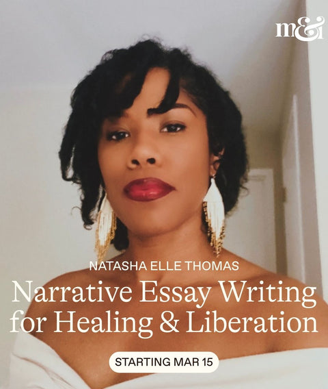 This online writing class offers a creative and sacred space for Black women writers to explore and harness the power of narrative essay writing as ritual, as a transformative and healing practice.