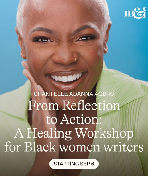 A transformative course designed to help you move beyond the page — and into your power. This course is for Black women writers who are done simply writing about their pain, dreams, and truths…and are ready to live them out.