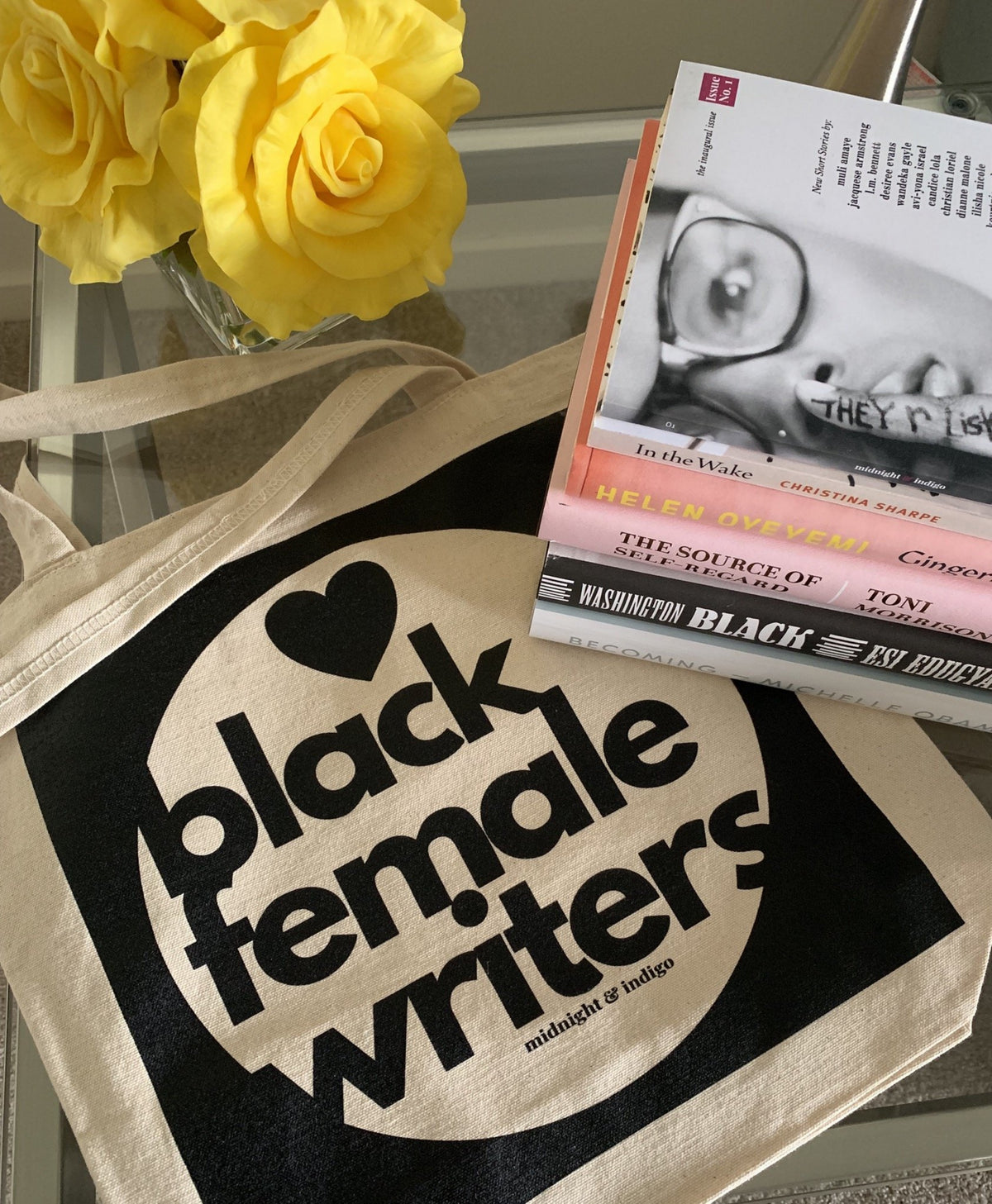 &quot;Love black female writers&quot;™ Tote bag