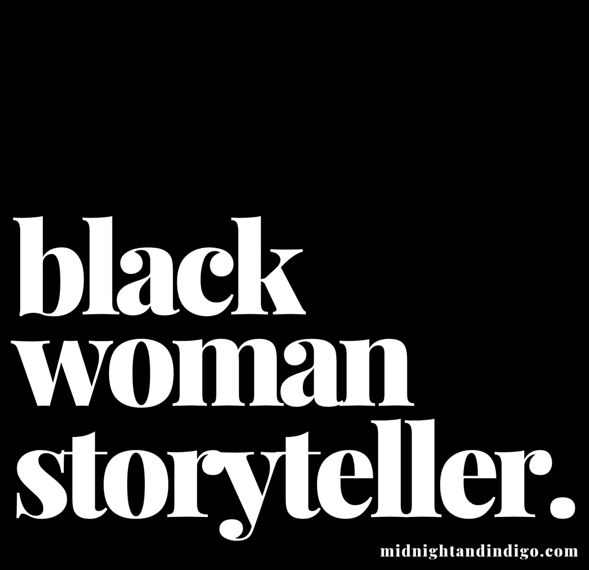 &quot;black woman storyteller&quot;™ Tote bag